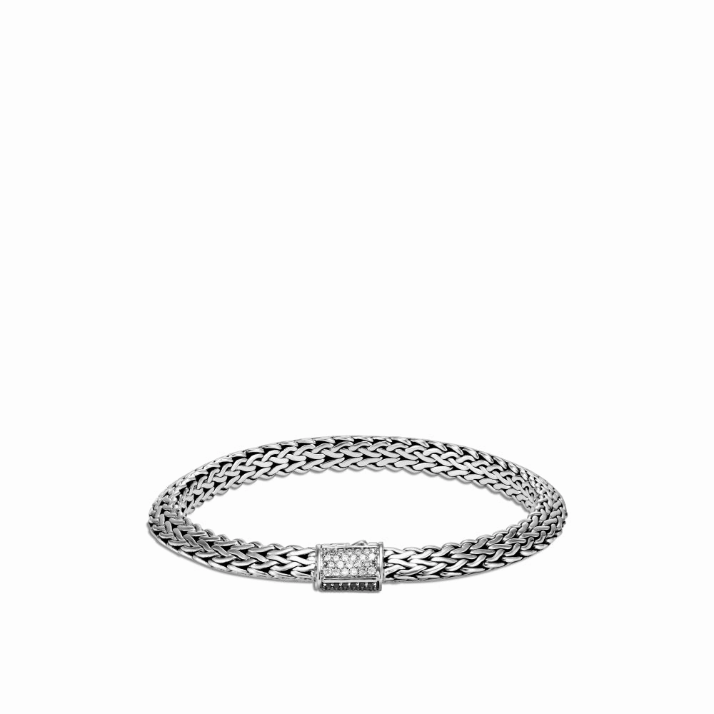 John Hardy Tiga Chain Diamond Bracelet