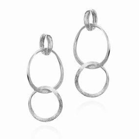 Jorge Revilla Florence Collection Triple Hoop Drop Earrings