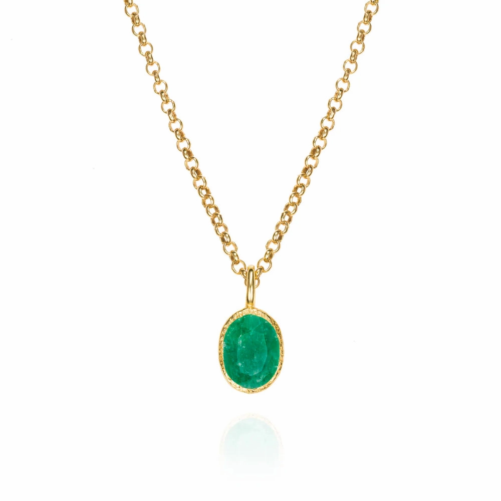 Jorge Revilla Zen Collection Emerald Drop Pendant (Chain Sold Separately)