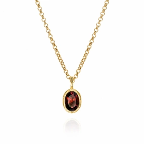 Jorge Revilla Zen Collection Garnet Drop Pendant (Chain Sold Separately)