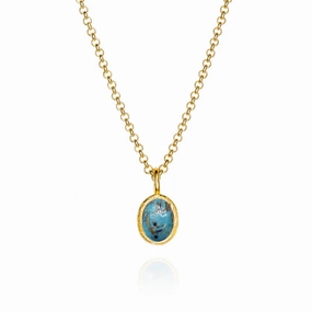 Jorge Revilla Zen Collection Turquoise Drop Pendant (Chain Sold Separately)