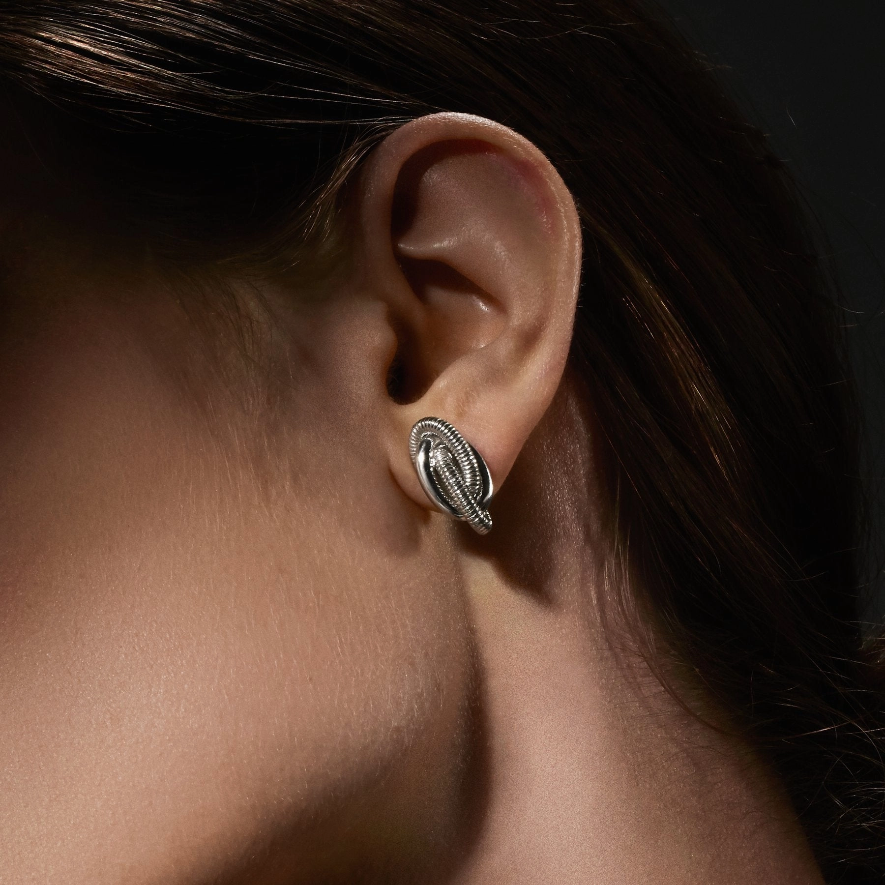 Judith Ripka Interlocking Knot Earrings