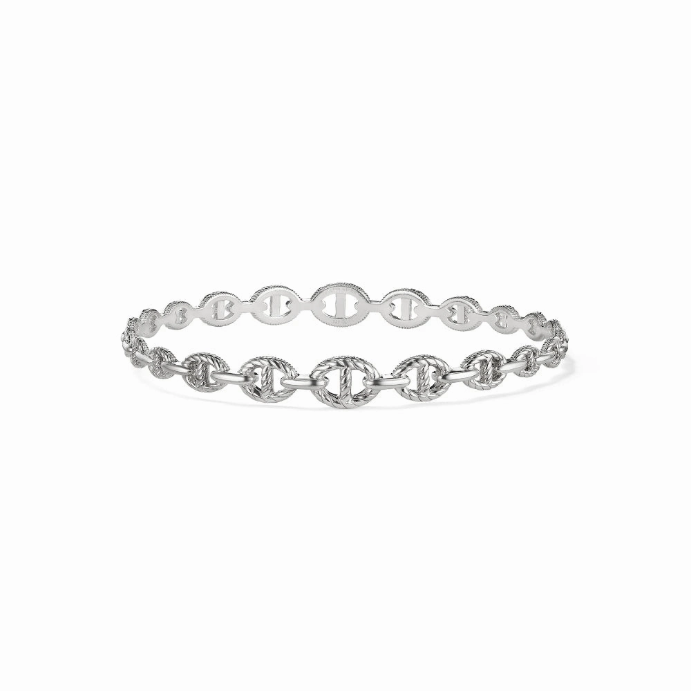 Judith Ripka Vienna Graduated Link Stack Bangle Bracelet