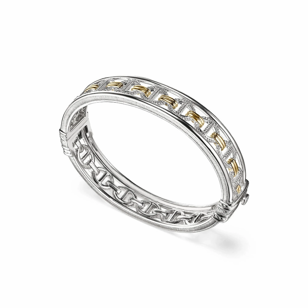 Judith Ripka Vienna Link Bangle Bracelet