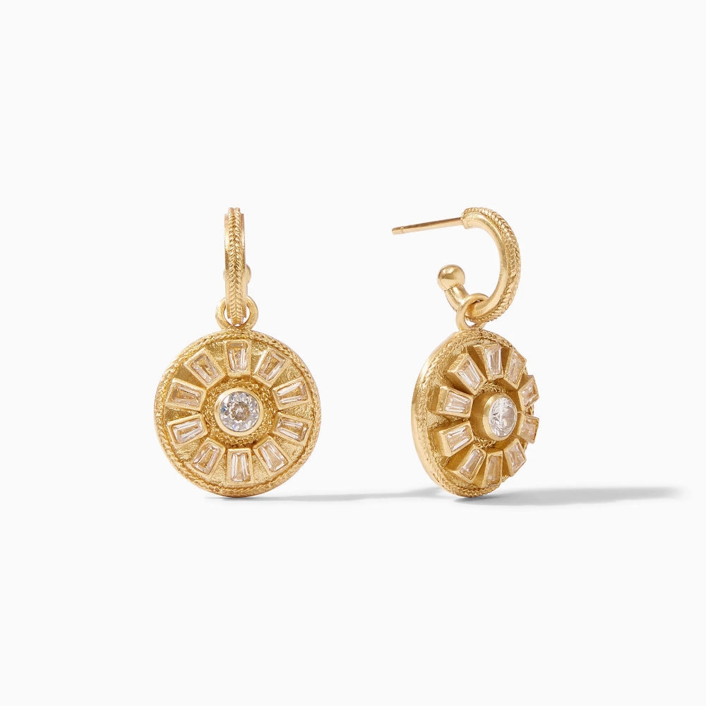 Julie Vos Aurora Hoop & Charm Earring