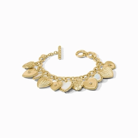 Julie Vos Heart Charm Bracelet