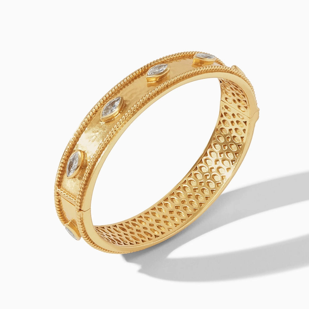 Julie Vos Monaco CZ Hinge Bangle