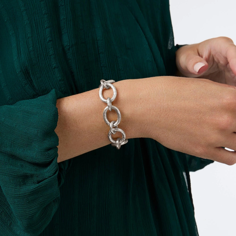 Julie Vos Silver Catalina Demi Link Bracelet