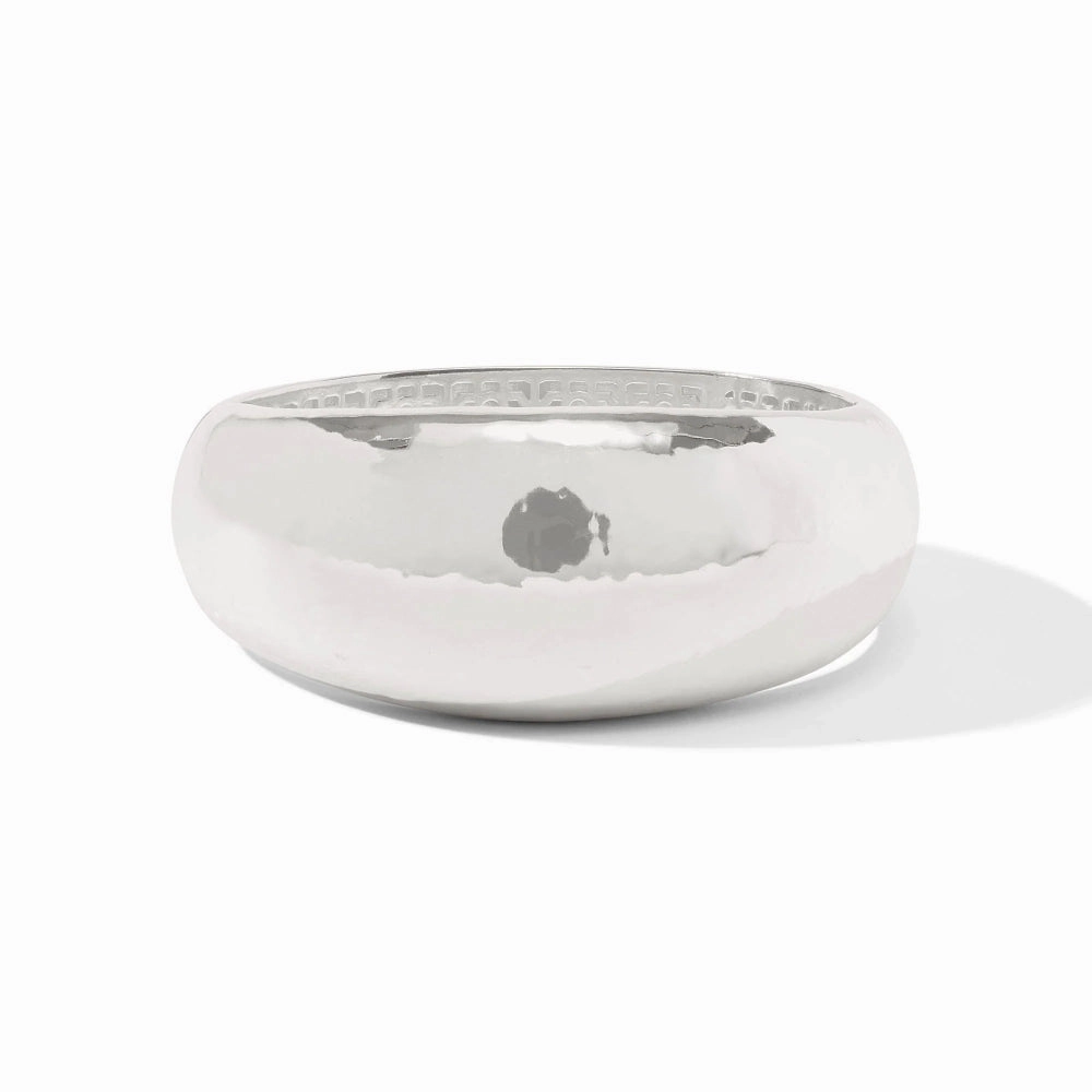 Julie Vos Silver Catalina Statement Hinge Bangle