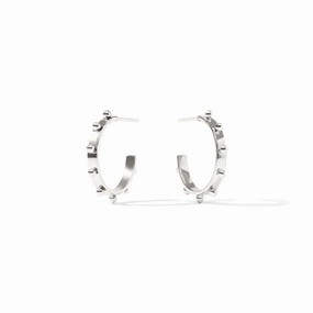 Julie Vos Silver Soho Hoop