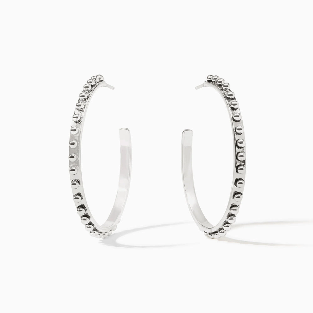 Julie Vos Silver Soho Hoop