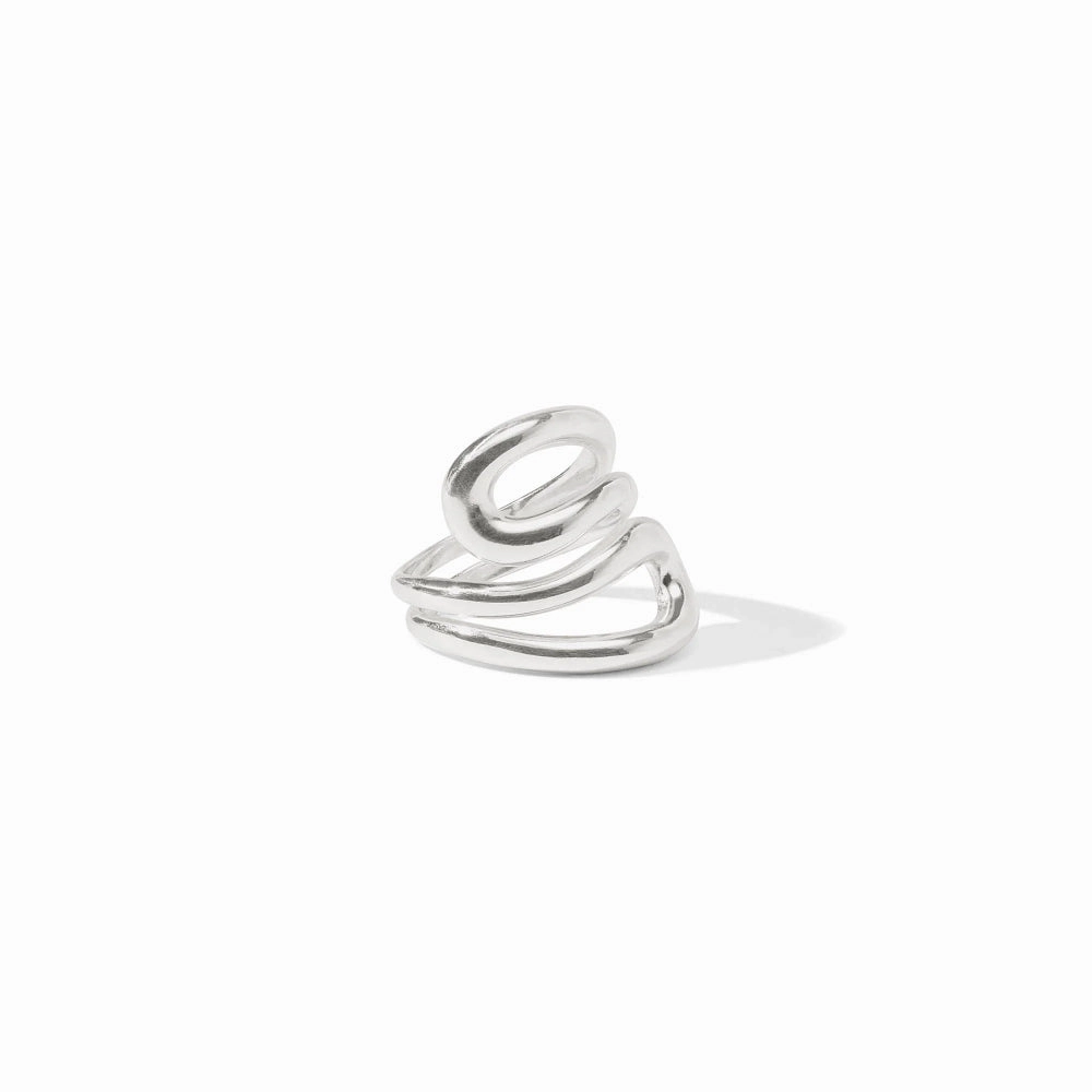 Julie Vos Silver Wave Wrap Ring
