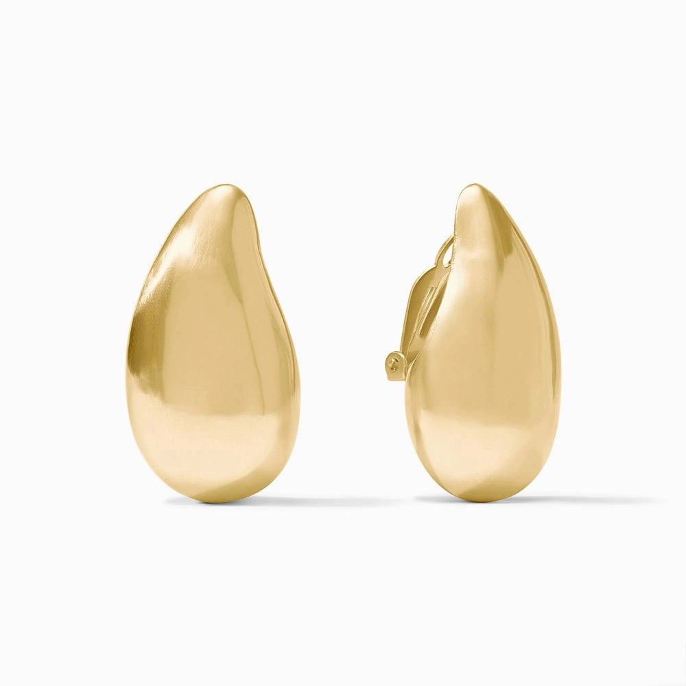 Julie Vos Wave Clip Earrings