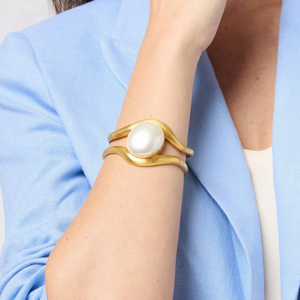 Julie Vos Wave Stone Cuff