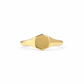 Kendra Scott Davis Signet Ring in 18k Gold Vermeil