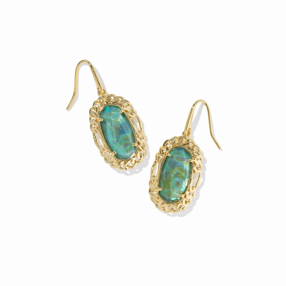 Kendra Scott Gold Dani Figaro Frame Drop Earrings