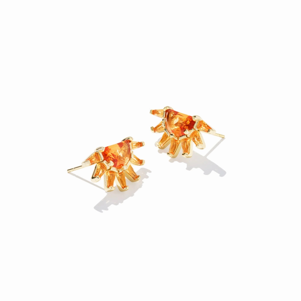 Kendra Scott Gold Samantha Sun Stud Earrings