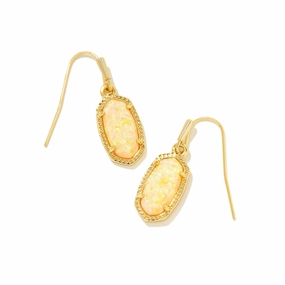 Kendra Scott Lee Earring Gold-Yellow Opal