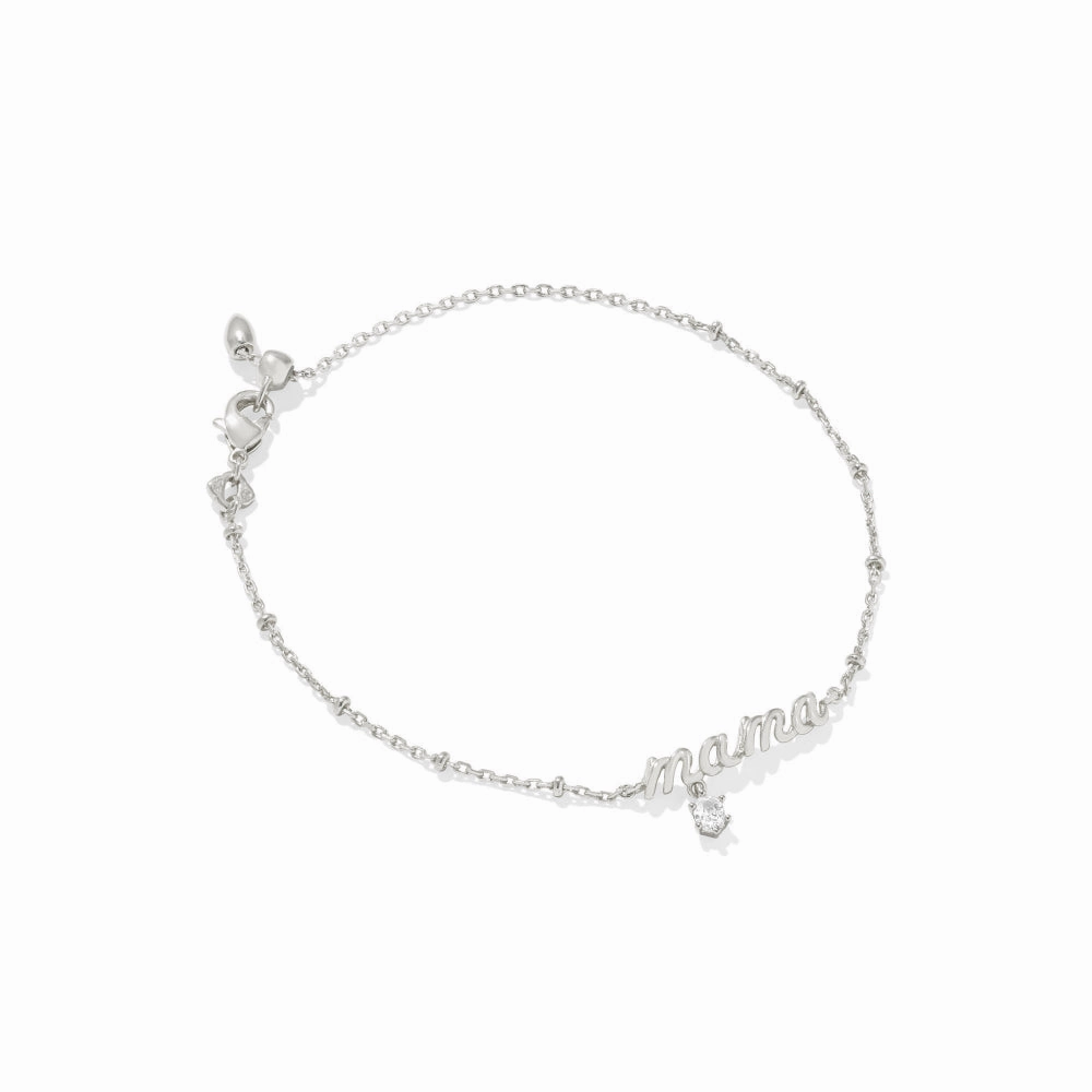 Kendra Scott Mama Crystal Delicate Chain Bracelet