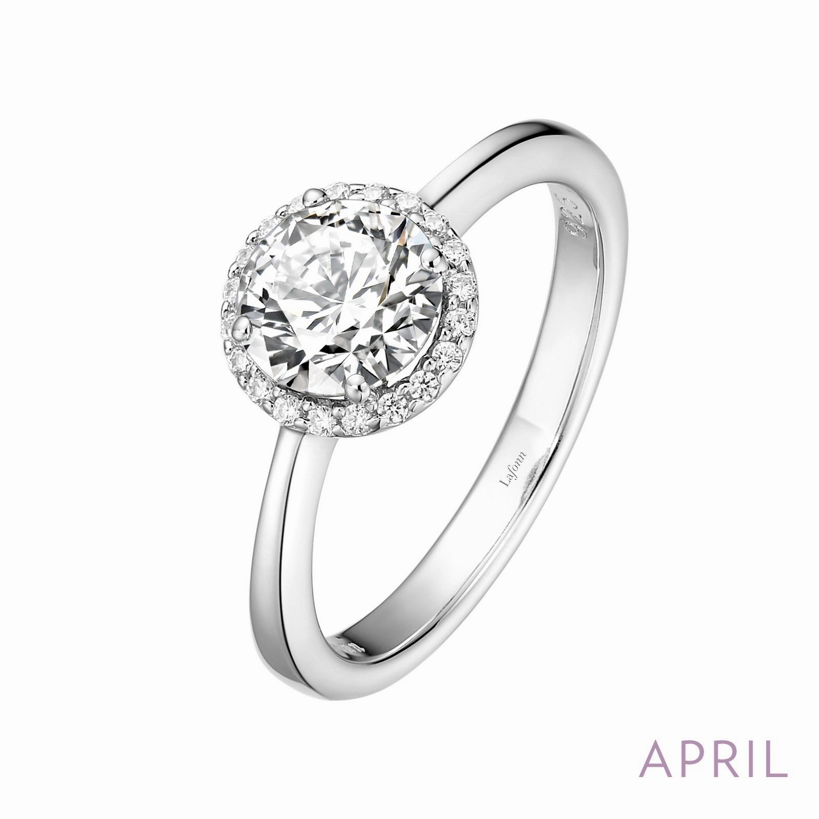 Lafonn Birthstone April Diamond Ring BR001DAP
