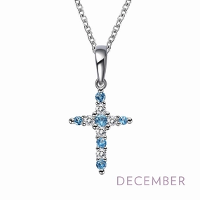 Lafonn Birthstone December Necklace BP001BTP20