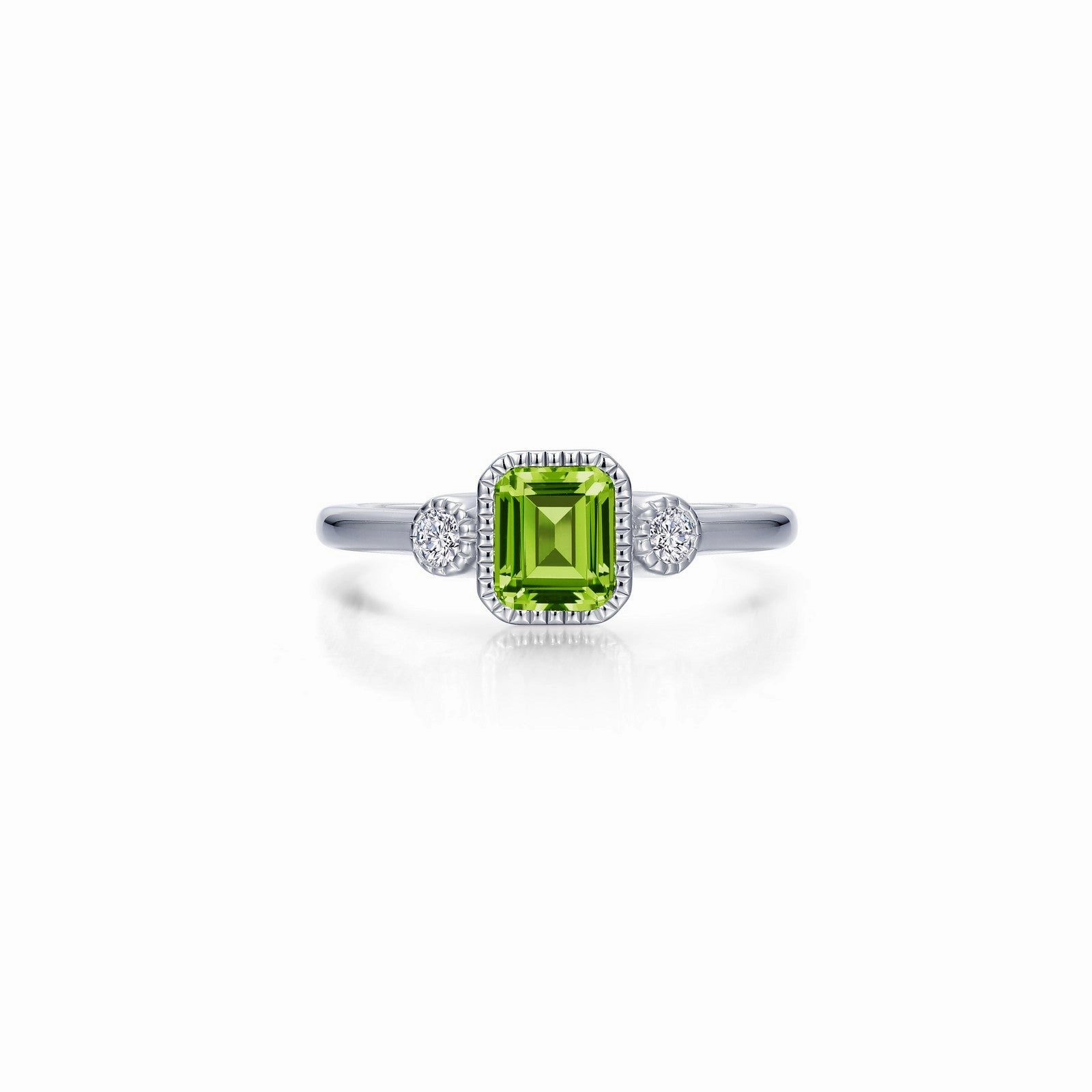 Lafonn Birthstone Emerald August Peridot Ring BR006PDP