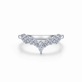 Lafonn Classic Pear Diamond Ring R0497CLP