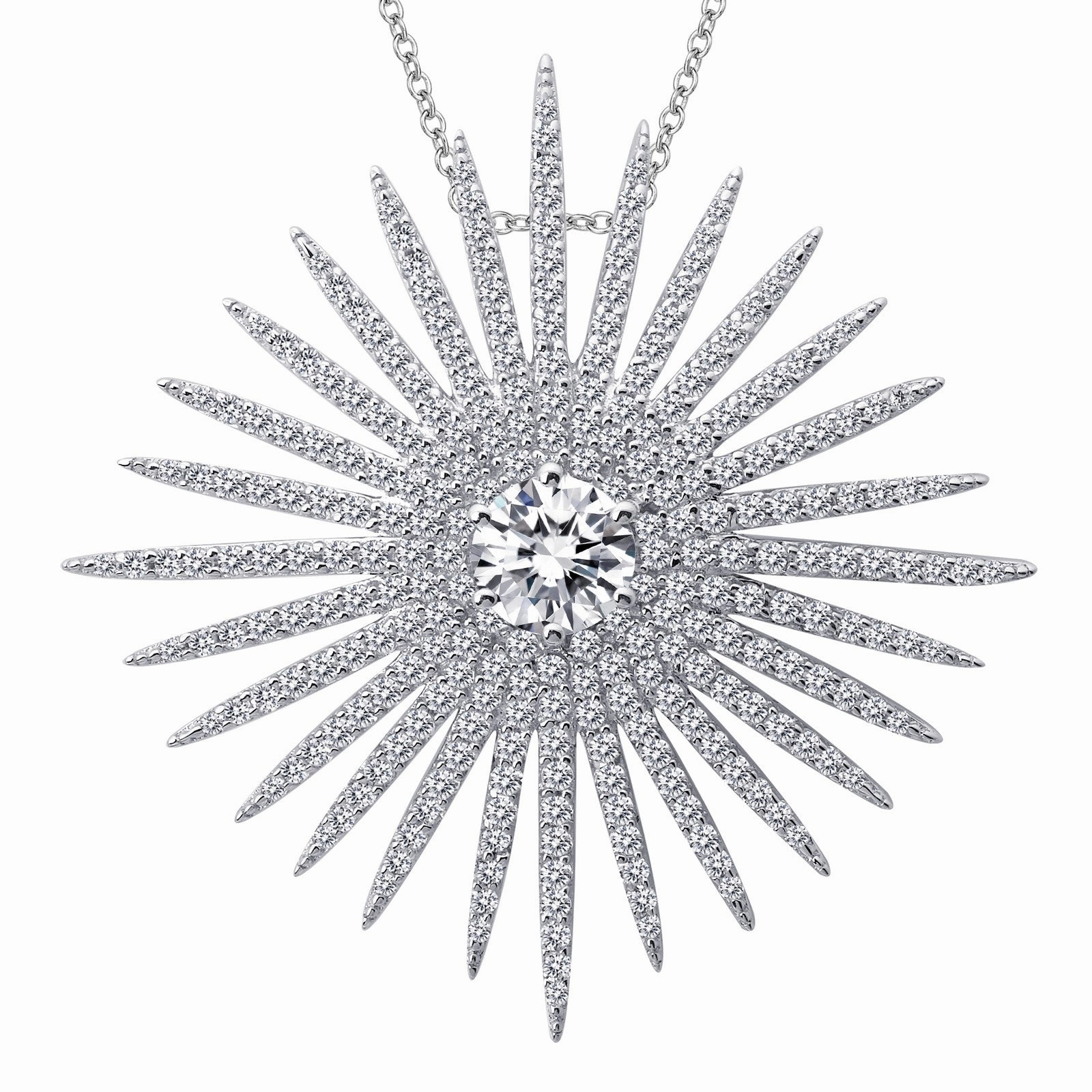 Lafonn Classic Round Diamond Necklace 7P003CLP18