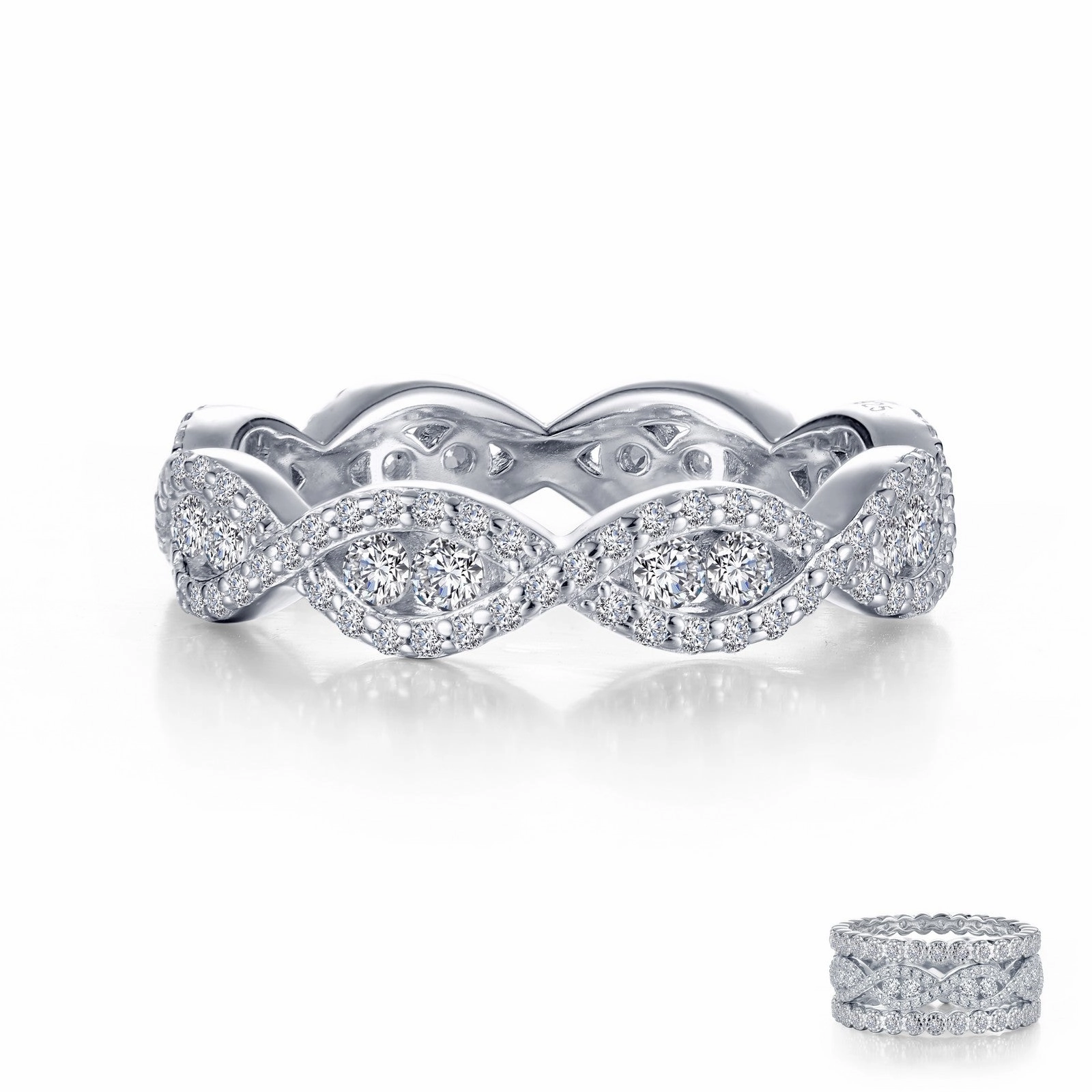 Lafonn Stackables Diamond Ring R0371CLP