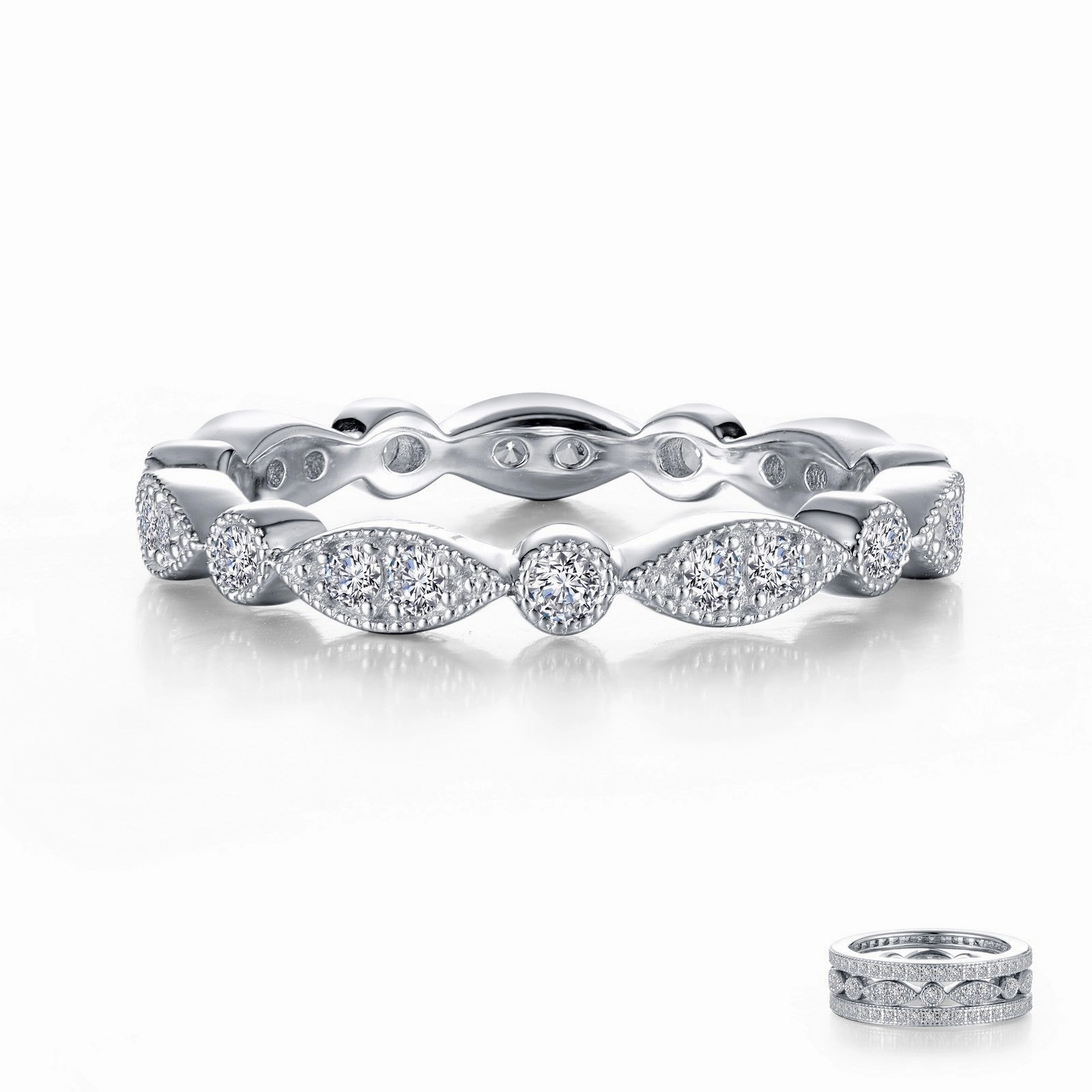 Lafonn Stackables Diamond Ring R0372CLP