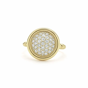 Lagos 18k Gold Meridian Circle Diamond Ring