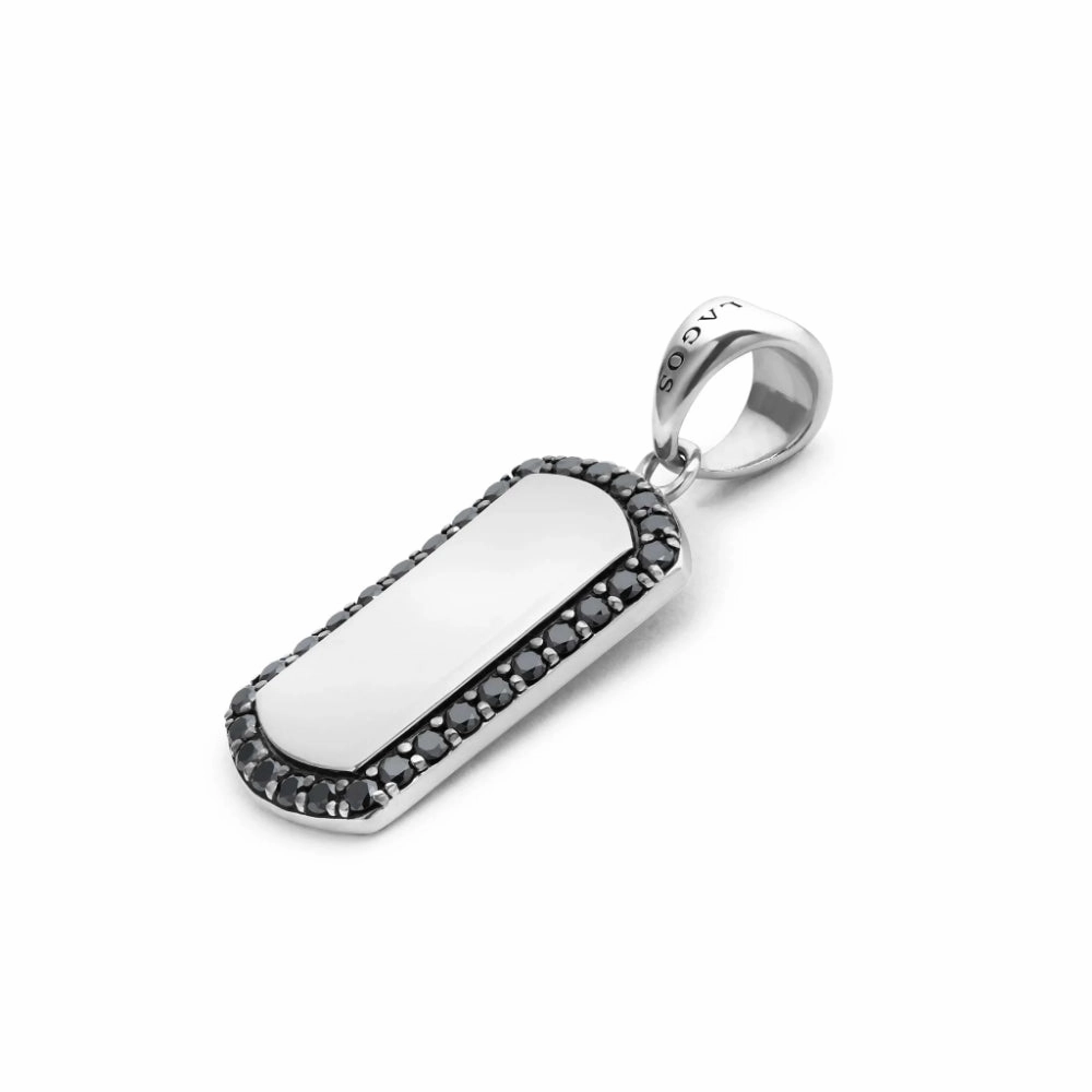 Lagos Anthem Black Diamond Tag Amulet&nbsp;