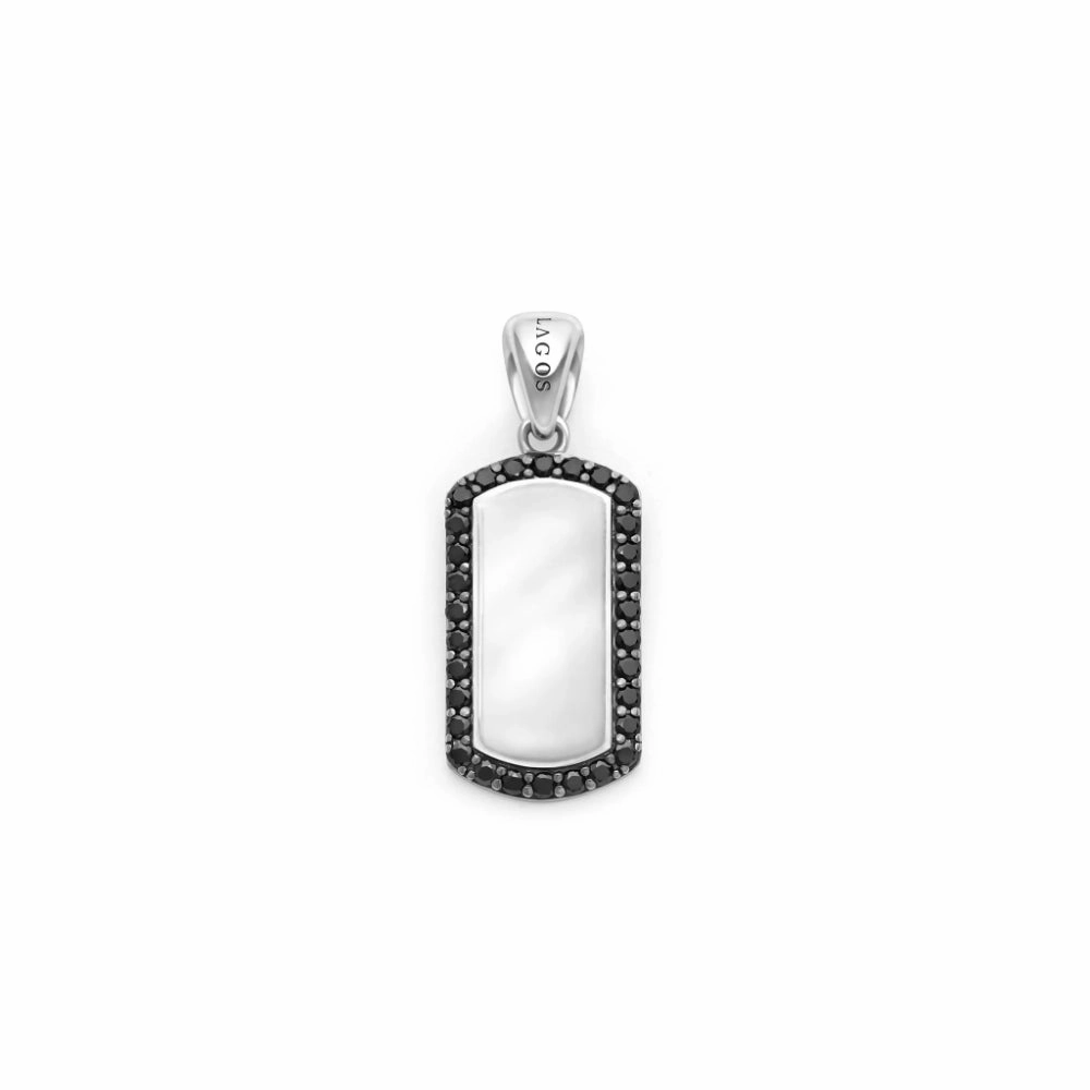 Lagos Anthem Black Diamond Tag Amulet&nbsp;