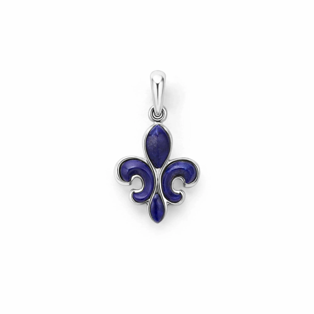 Lagos Anthem Lapis Fleur De Lis Amulet