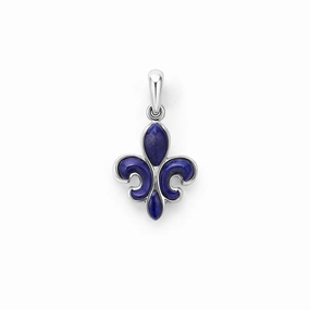 Lagos Anthem Lapis Fleur De Lis Amulet
