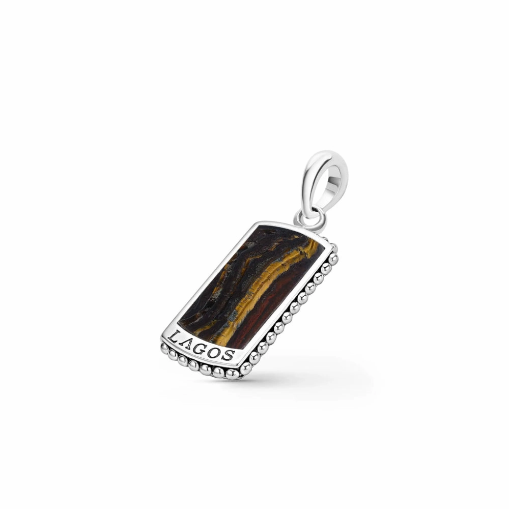Lagos Anthem Tiger Iron Tag Amulet