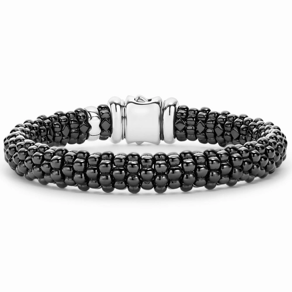 Lagos Black Caviar Ceramic Beaded Bracelet