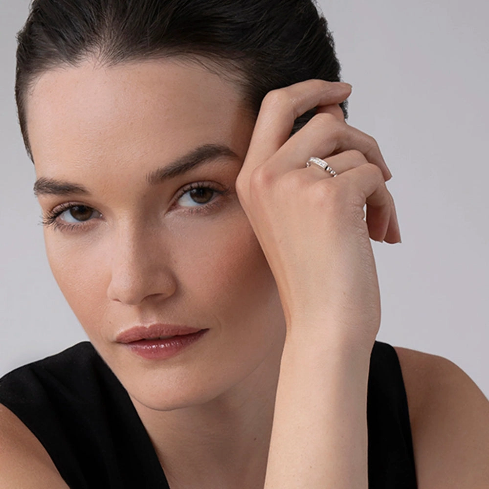 Lagos Caviar Spark Diamond Stacking Ring