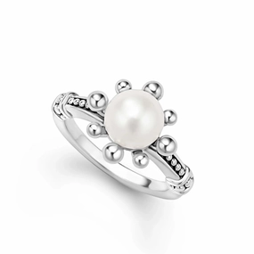 Lagos Luna Fleur Pearl Ring