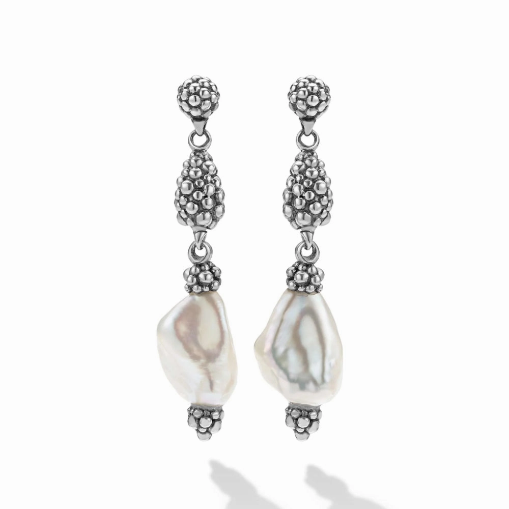 Lagos Luna Keshi Pearl Drop Earrings