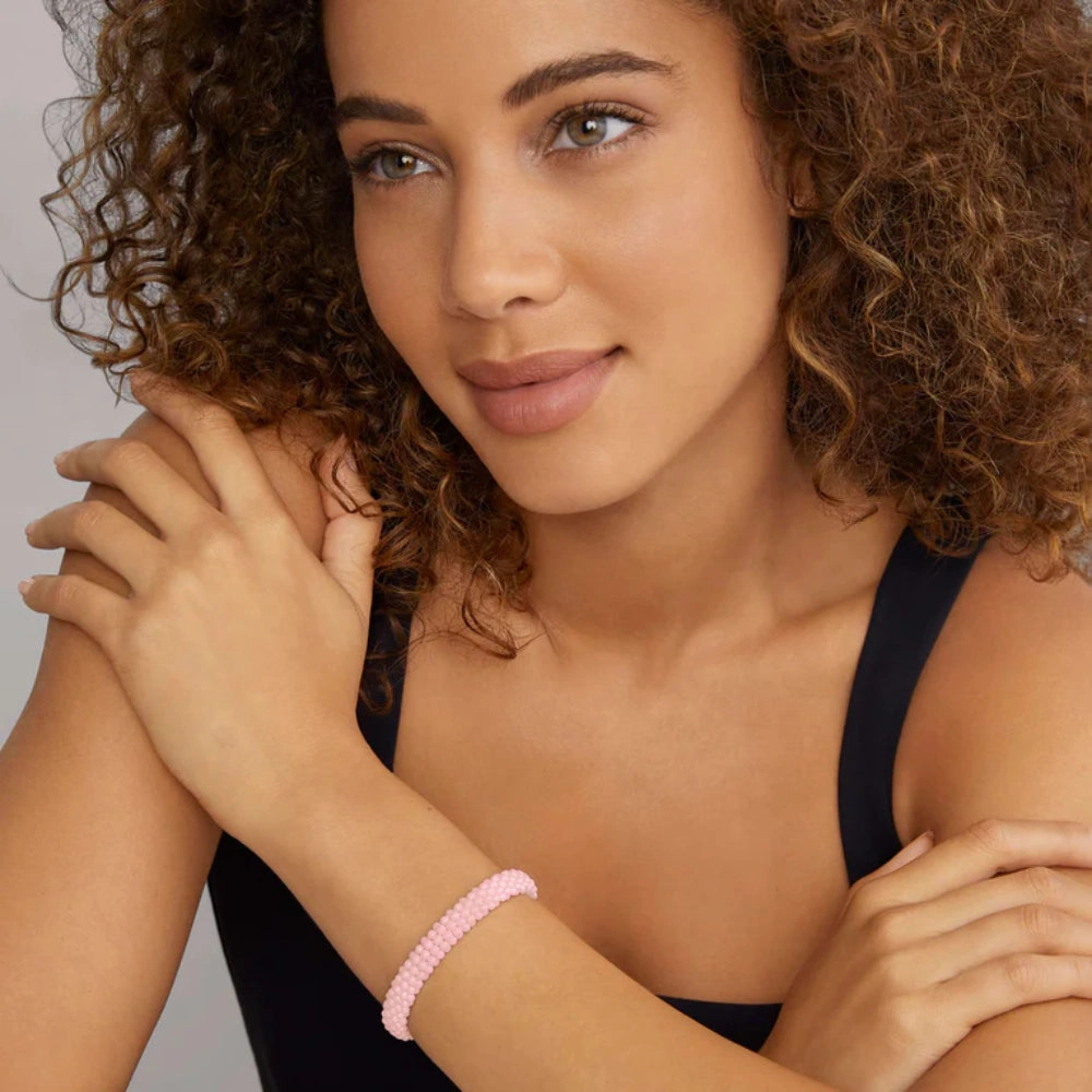 Lagos Pink Caviar Ceramic Beaded Bracelet, 9mm