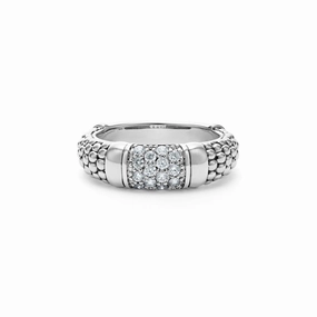 Lagos Signature Caviar Diamond Ring