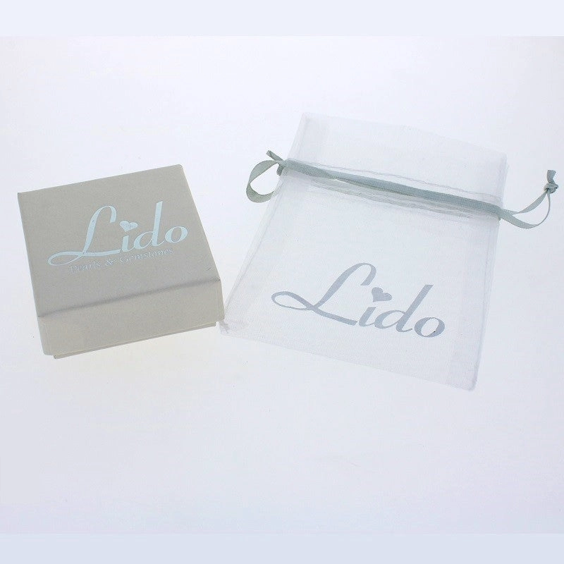 Lido White Freshwater Pearl CZ Silver Pendant and Chain KS150
