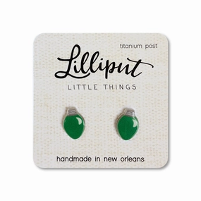 Lilliput Little Things Christmas Bulb Earrings