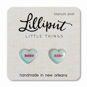Lilliput Little Things Conversation Heart Earrings