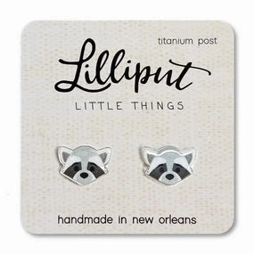 Lilliput Little Things Raccoon Earrings