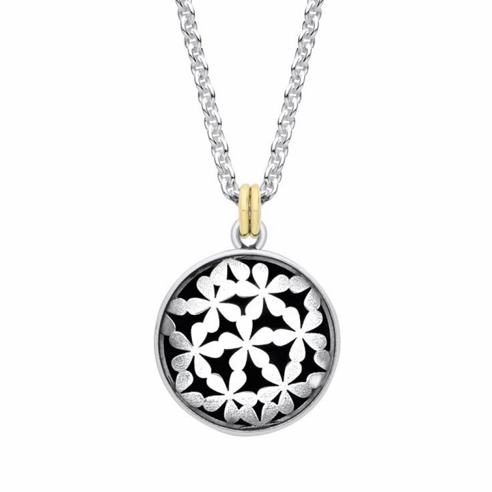 Linda MacDonald Sterling Silver and 9ct Gold Necklace Blossom Collection EOSL