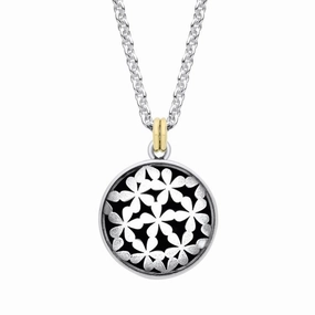 Linda MacDonald Sterling Silver and 9ct Gold Necklace Blossom Collection EOSL