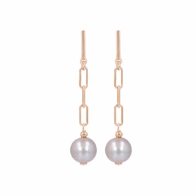 Louis Dell'Olio "Perla Moderna" Ming Cultured Pearl Dangle Earrings