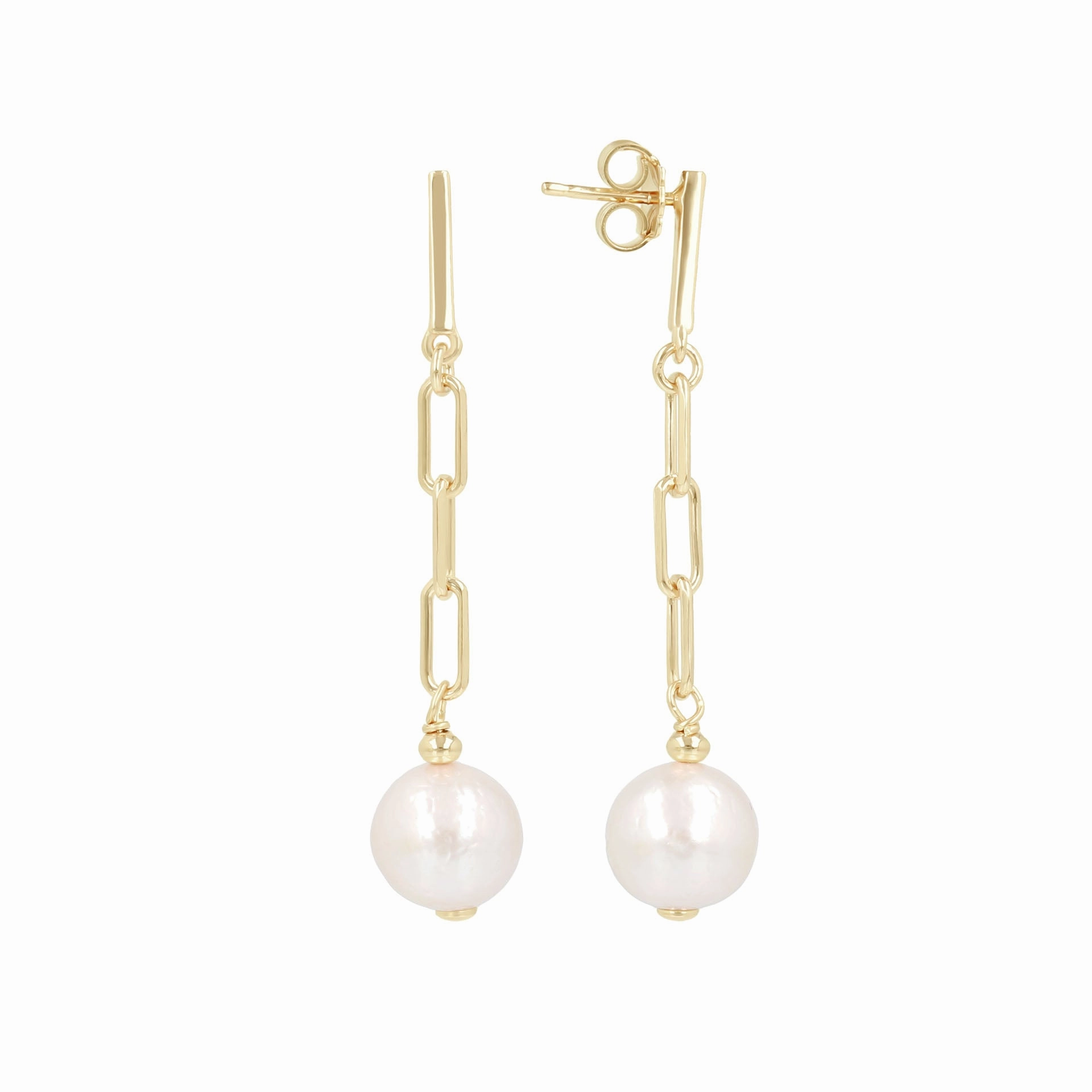 Louis Dell'Olio "Perla Moderna" Ming Cultured Pearl Dangle Earrings